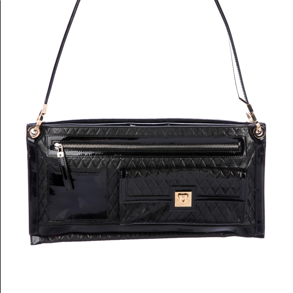 Salvatore Ferragamo Quilted Leather Shoulder Bag